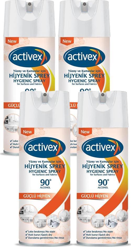 Hijyenik Kumaş Ve Yüzey Spreyi 400 Ml X 4 Adet