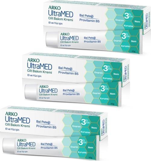 Ultramed Cilt Bakım Kremi El Ve Yüz Için 3X40Gr