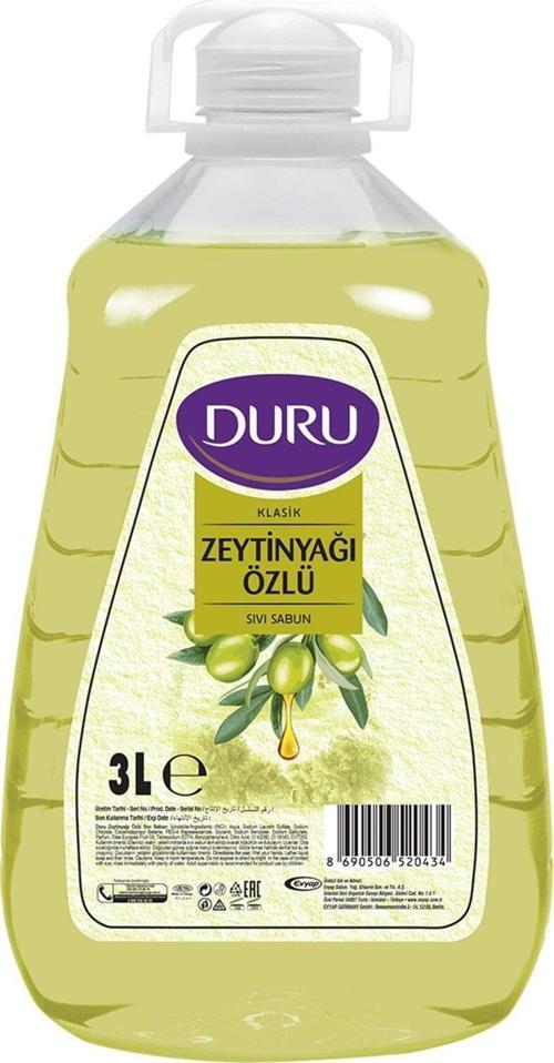 Sıvı Sabun Zeytinyağlı 3 Litre