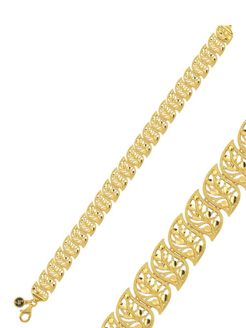22 Ayar Motif Yolu Altın Bileklik