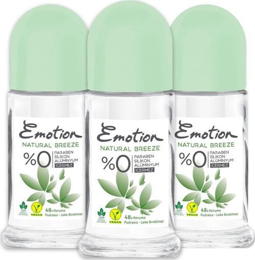 Natural Breeze Roll On 3X50 Ml