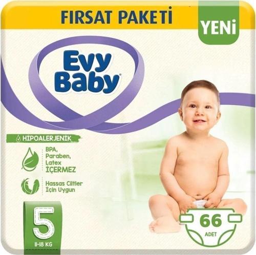 Bebek Bezi 5 Beden Yenidoğan Fırsat Paketi 66 Adet