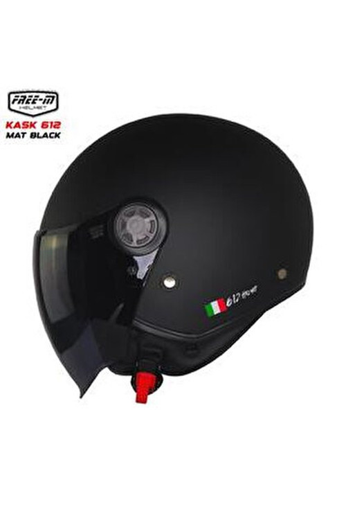 FR-612 MAT BLACK YARIM KASK