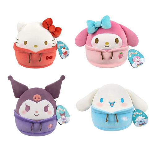 Squishmallows Hello Kitty Kapüşonlu Serisi 20 cm1 ADET STOK DURUMUNA GÖRE GÖNDERİLİYOR