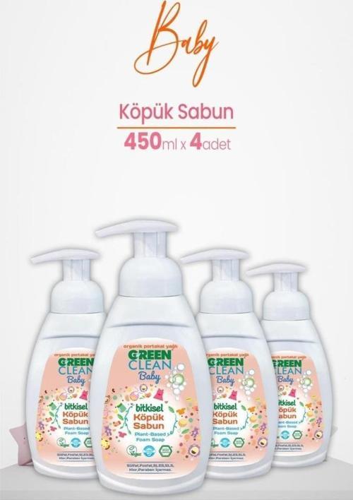 Baby Köpük Sabun Portakal Yağlı 450 ml x 4 Adet