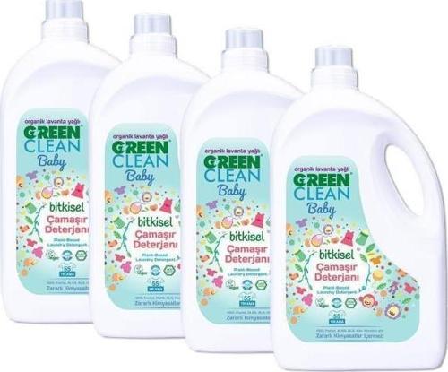 Bebek Bitkisel Çamaşır Deterjanı 2750ml Lavanta Yağlı 4'lü Set
