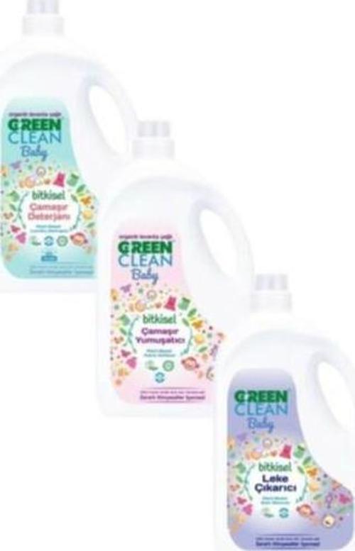 Bitkisel Çamaşır Deterjanı+Çamaşır Yumuşatıcı+Leke Çıkarıcı 2,75 Lt