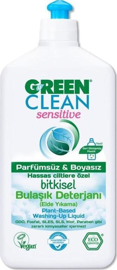 Hassas Ve Alerjik Ciltlere Özel Bitkisel Sensitive Bulaşık Deterjanı 500 ml