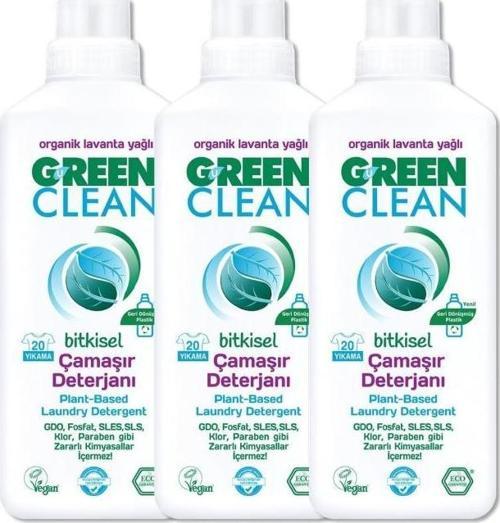 Organik Lavanta Yağlı Bitkisel Çamaşır Deterjanı 3'lü Set