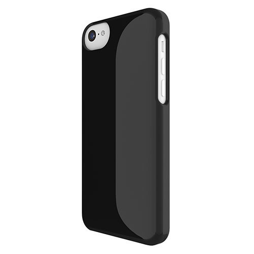 iPhone 5C Lens Kılıf Parlak Siyah APH12104