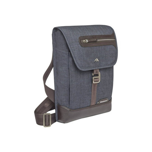 Collins Vertical Messenger - Indigo Chambray Dikey Notebook Çantası