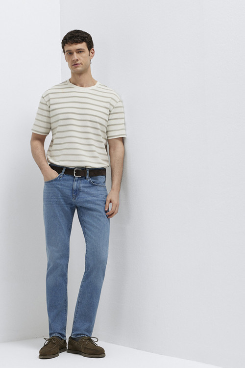 Erkek Jake Premium Jean Pantolon M0042283030 Mavi