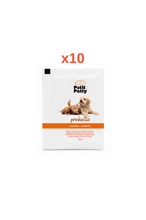 Kedi Ve Köpekler İçin Sindirim Sağlını Destekleyen Probiyotik Saşe 10X1G (10 Adet)