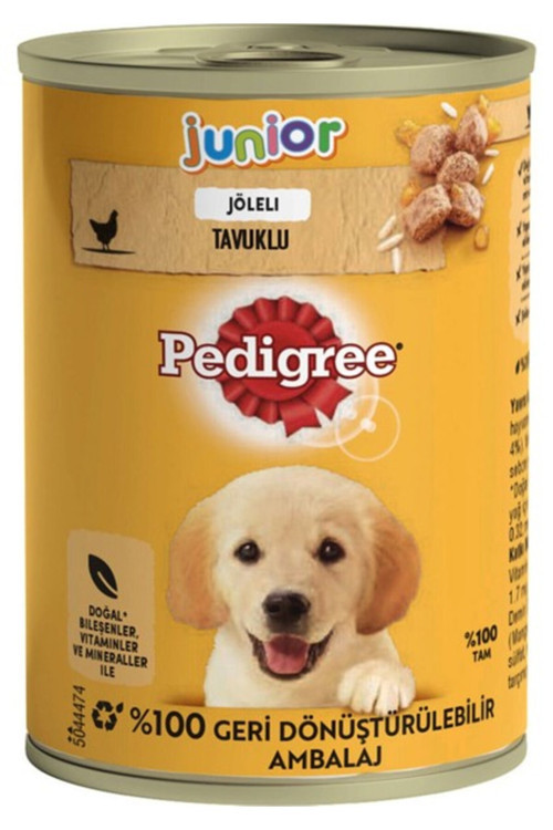Tavuklu Yavru Köpek Konserve Yaş Mama 400 Gr (24 Adet)
