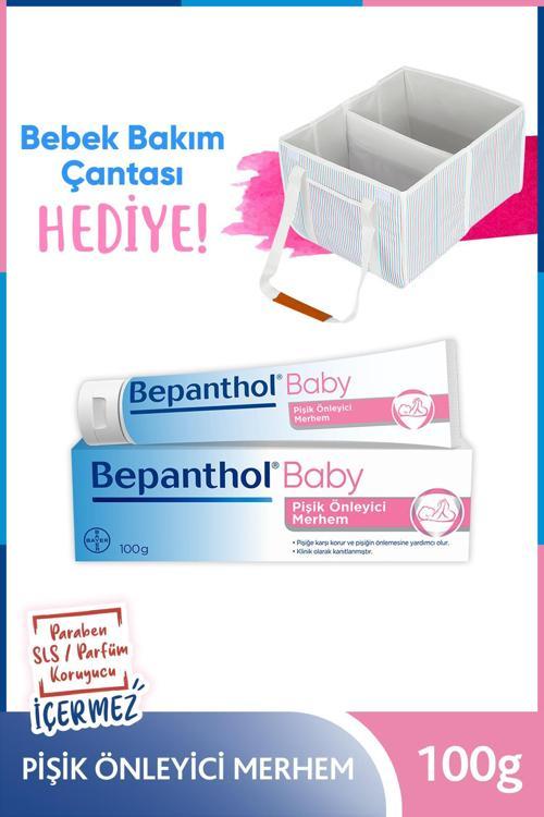 baby pişik önleyici merhem 100g + Bebek Bakım Çantası Hediyeli