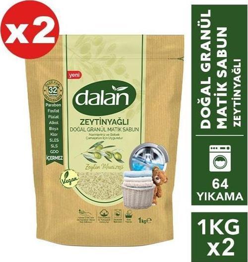 Granül Sabun Doğal Zeytinyağlı 1000 Gr X 2 Adet