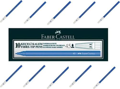 Faber-Castell 45 Keçeli Kalem 10 Lu Paket