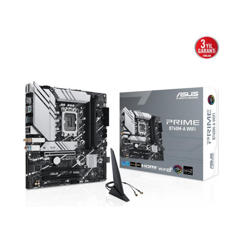 Prime B760M-A Wi-Fi Intel LGA1700 DDR5 Micro ATX Anakart