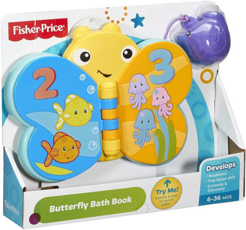 Fisher Price Mattel Fp Siralama Oyunc Cmy31 Kelebek Kitabim-5