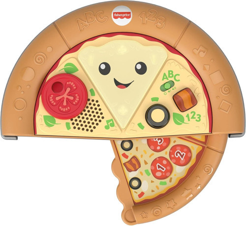 Fisher Price Eğlen Ve Öğren Eğitici Pizza - Bebekler Ve Yürüme Çağındaki Çocuklar İçin Işıklı, Müzik