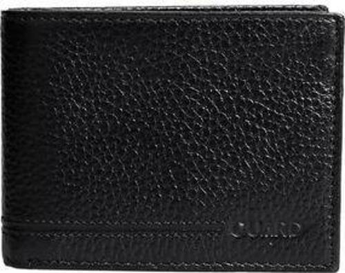 Bozuk Paralıklı Pisotlu Siyah Hakiki Deri Yatay Erkek Cüzdanı - GRD2403XW22560