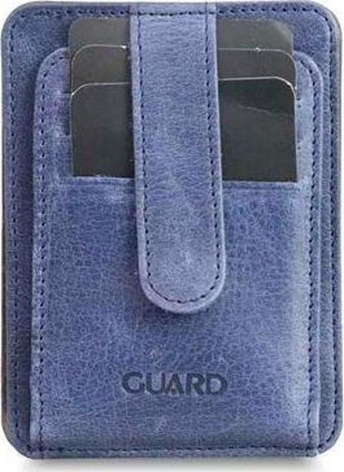 Dikey Crazy Lacivert Deri Kartlık - GRD2403XW22455