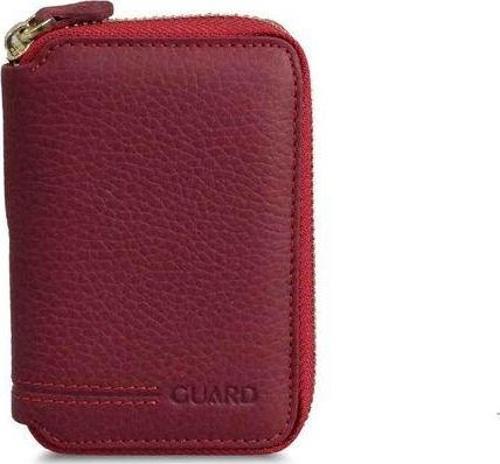 Fermuarlı Kırmızı Deri Mini Cüzdan - GRD2403XW22315