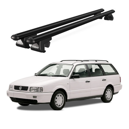 Venüs Volkswagen Passat Variant (1990-1996) Uyumlu Siyah Ara Atkı Port Bagaj Tavan Barı