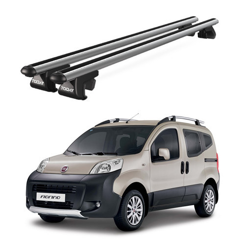 Venüs Fiat Fiorino (2007-2024) Uyumlu Gri Ara Atkı Port Bagaj Tavan Barı