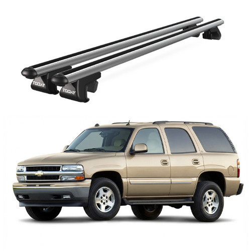 Venüs Chevrolet Tahoe (2000-2006) Uyumlu Gri Ara Atkı Port Bagaj Tavan Barı