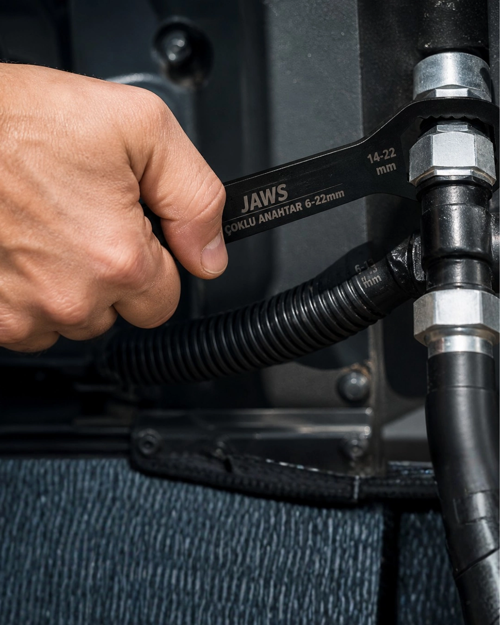 İthalat® Evrensel Çok Amaçlı Anahtar 6 22 Mm İnç Metrik Uyumlu Güçlü Tork Performansı
