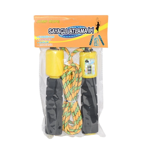 İthalat® Kzl-1705007 Kızılkaya, Sayaçlı Atlama İpi
