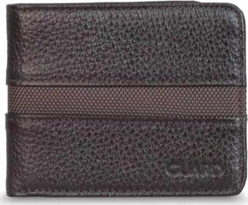 Kahverengi Spor Şeritli Deri Erkek Cüzdanı - GRD2403XW22527
