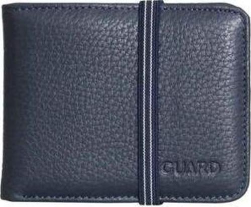 Lastikli Spor Hakiki Deri Lacivert Cüzdan - GRD2403XW22537