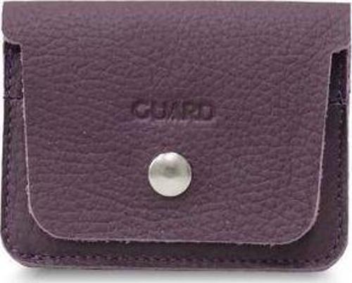 Bordo Kağıt Para Bölmeli Mini Deri Kartlık - GRD2403XW22342