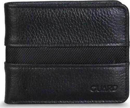 Siyah Spor Şeritli Deri Erkek Cüzdanı - GRD2403XW22143