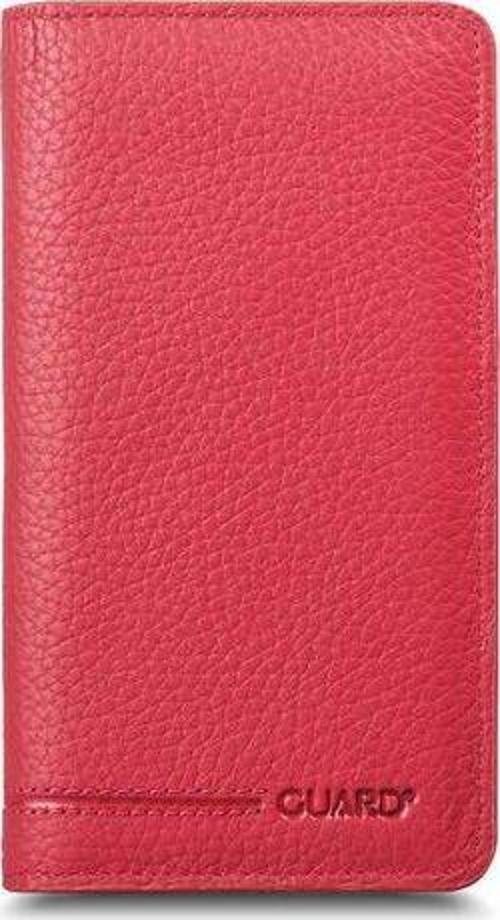 Telefon Girişli Kırmızı Deri Unisex Cüzdan - GRD2403XW22169