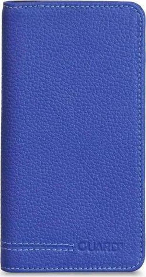 Telefon Girişli Mavi Siyah Deri Portföy Cüzdan - GRD2403XW22518