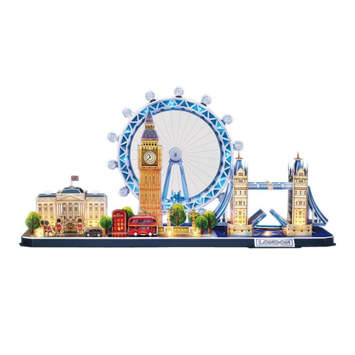 London City Line 3D Puzzle LED Işıklı