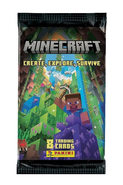 Minecraft Macera Kartları 2024 Serisi 1 Adet Kapalı Paket ( Her Pakette 8 Kart )