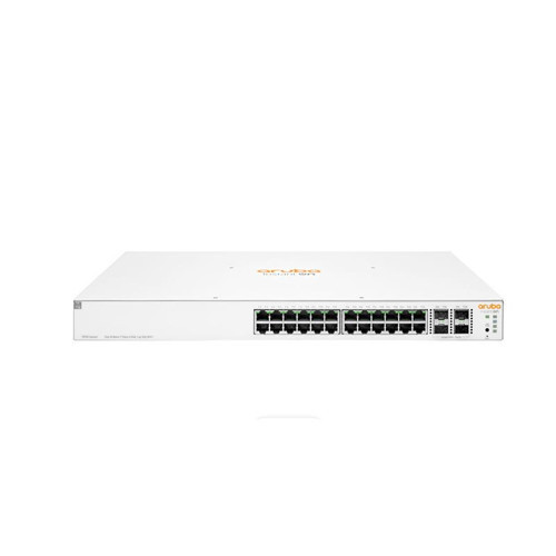 E ARUBA ION 1930 JL684B 24 PORT GIGABIT+4X10GB SFP YÖNETİLEBİLİR L2+ RACKMOUNT 370W POE SWITCH