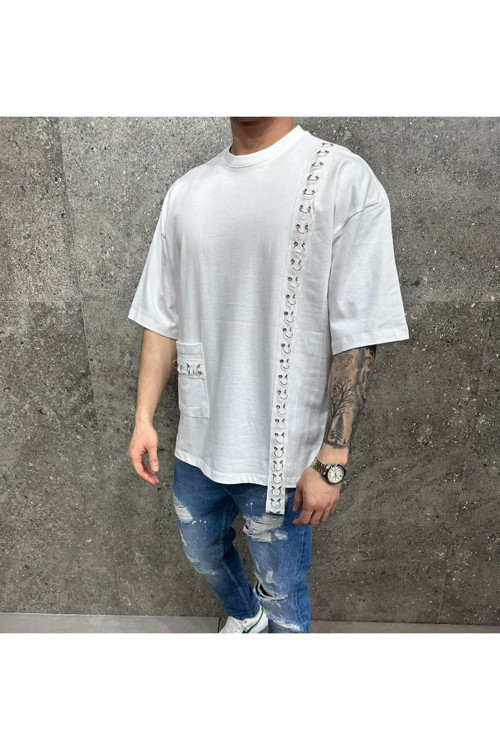 2Y Premıum Beyaz Oversize Tshirt