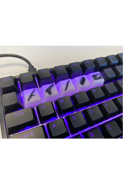 Cs Temalı Özel Tasarım Mekanik Klavye Tuş Seti – Gamer Keycap