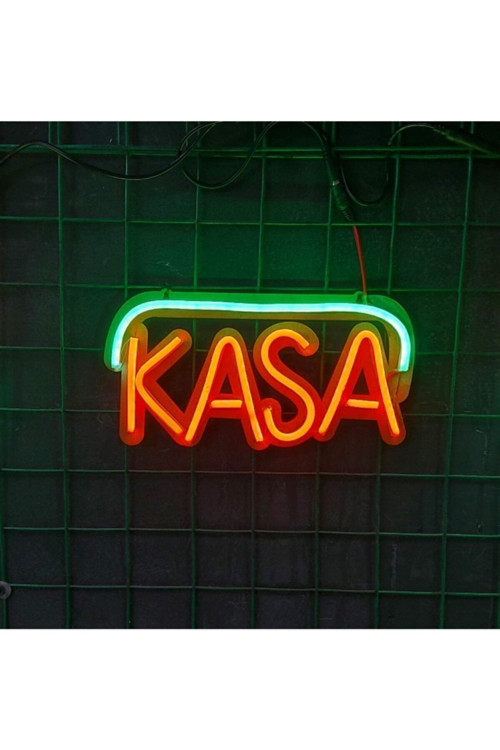 Kasa Yazısı - Neon Led Işıklı Neonledkasa