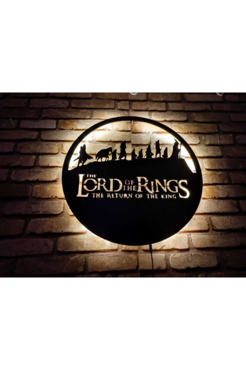 Lord Of Rıngs -Yüzüklerin Efendisi Led Işıklı Tablo