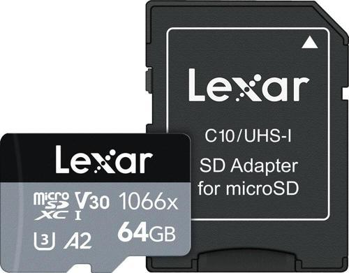 64GB MicroSDXC 1066x 160MB/s Hafıza Kartı