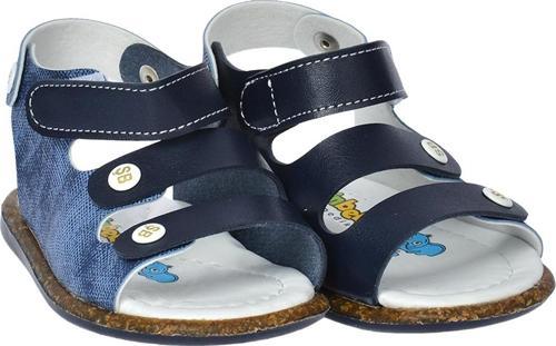 Erkek Çocuk İlk Adım Sandalet Şb 2350-58 Siyah - Mavi