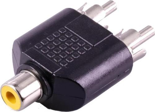 1 RCA DİŞİ / 2 RCA ERKEK ÇEVİRİCİ JACK 