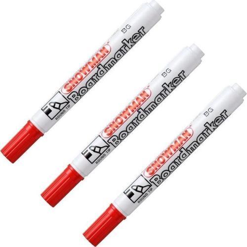 Bg-12 K Tahta Kalemi Kırmızı - 3 Adet