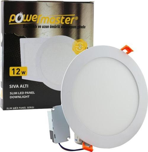 12 WATT SIVA ALTI 3000K GÜNIŞIĞI YUVARLAK 160MM SLIM LED-ECO SPOT PANEL 
